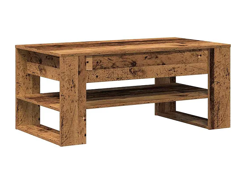 Couchtisch-Wohnzimmertisch-Beistelltische Altholz 102x55x45 cm Holzwerkstoff SHL8696