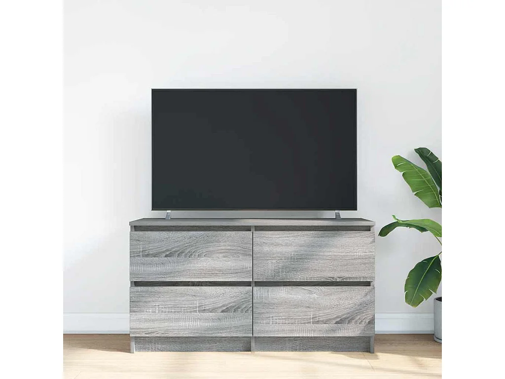 Meuble TV | Banc TV | Armoire TV sonoma gris 100x35x54 cm bois d'ingénierie