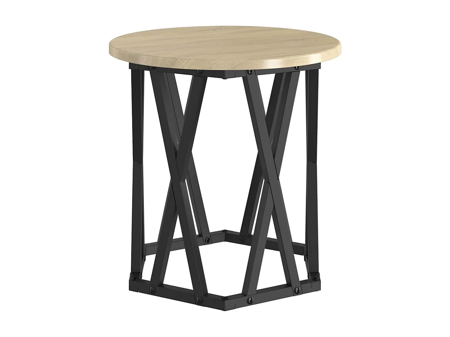 Tables d'appoint empilables 2 pcs Chêne Sonoma Bois reconstitué SHL66020