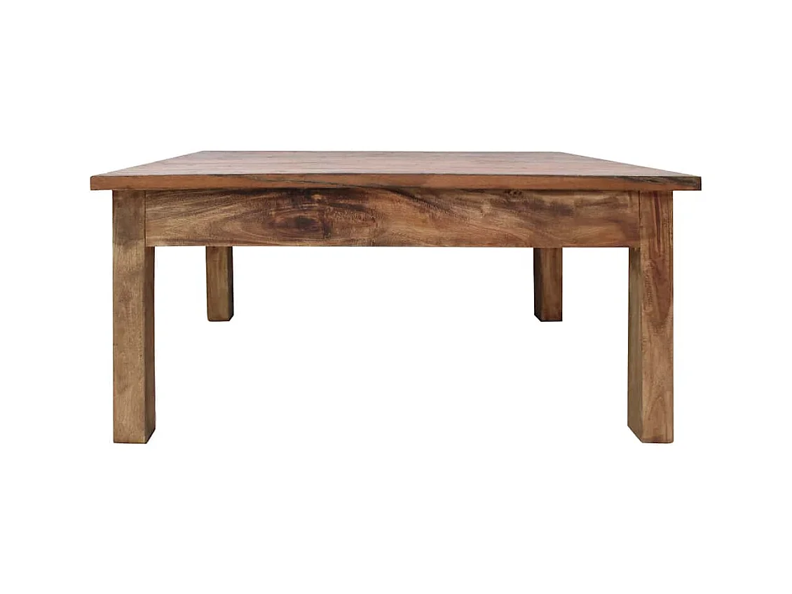 Table basse salon-Table d'appoint bois d'acajou massif 96x73x45 cm SHL28378