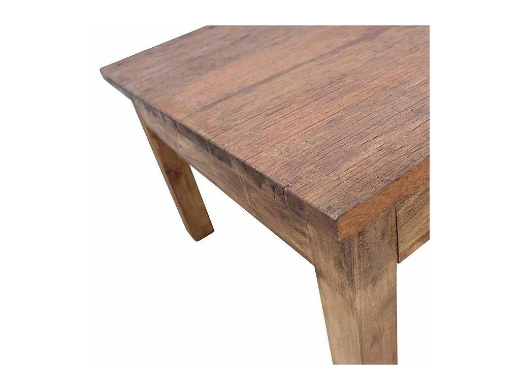 Table basse salon-Table d'appoint bois d'acajou massif 96x73x45 cm SHL28378