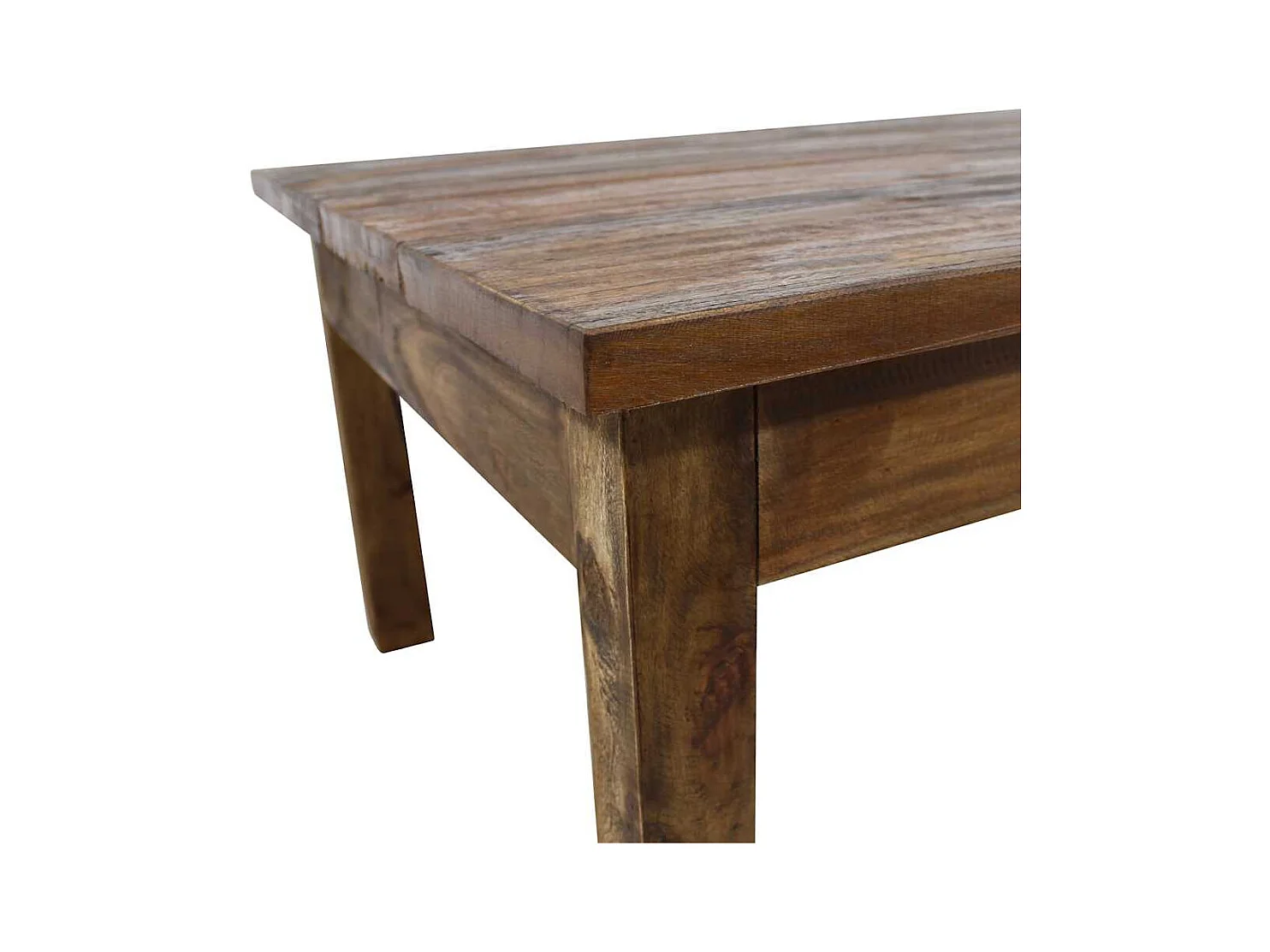 Table basse salon-Table d'appoint bois d'acajou massif 96x73x45 cm SHL28378