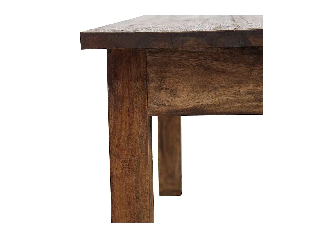 Table basse salon-Table d'appoint bois d'acajou massif 96x73x45 cm SHL28378