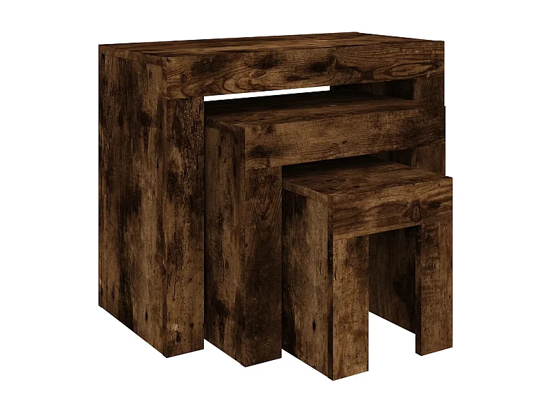 Mesa de centro | Mesa auxiliar madera contrachapada gris Sonoma 90x50x36,5 cm SHL844