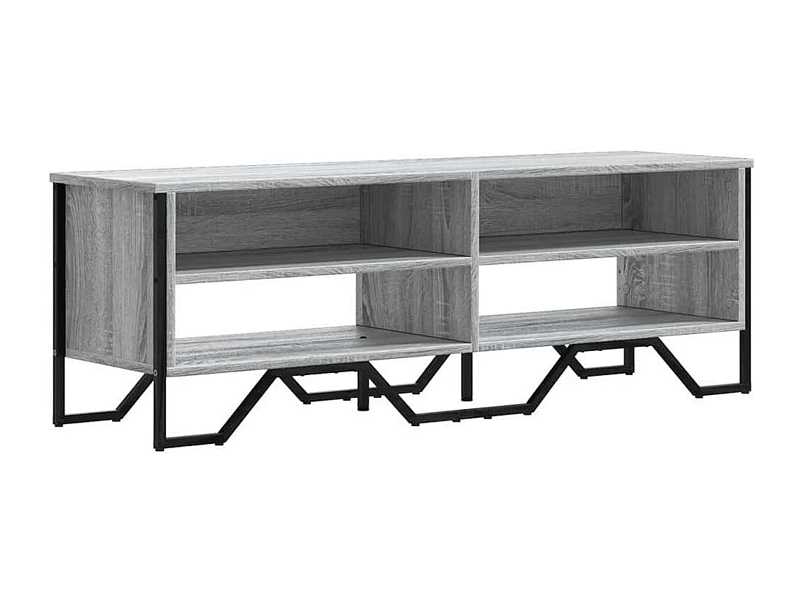 Mueble de TV | Mueble de salón madera de ingeniería gris sonoma 122x34x41 cm