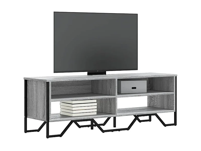 Mueble de TV | Mueble de salón madera de ingeniería gris sonoma 122x34x41 cm