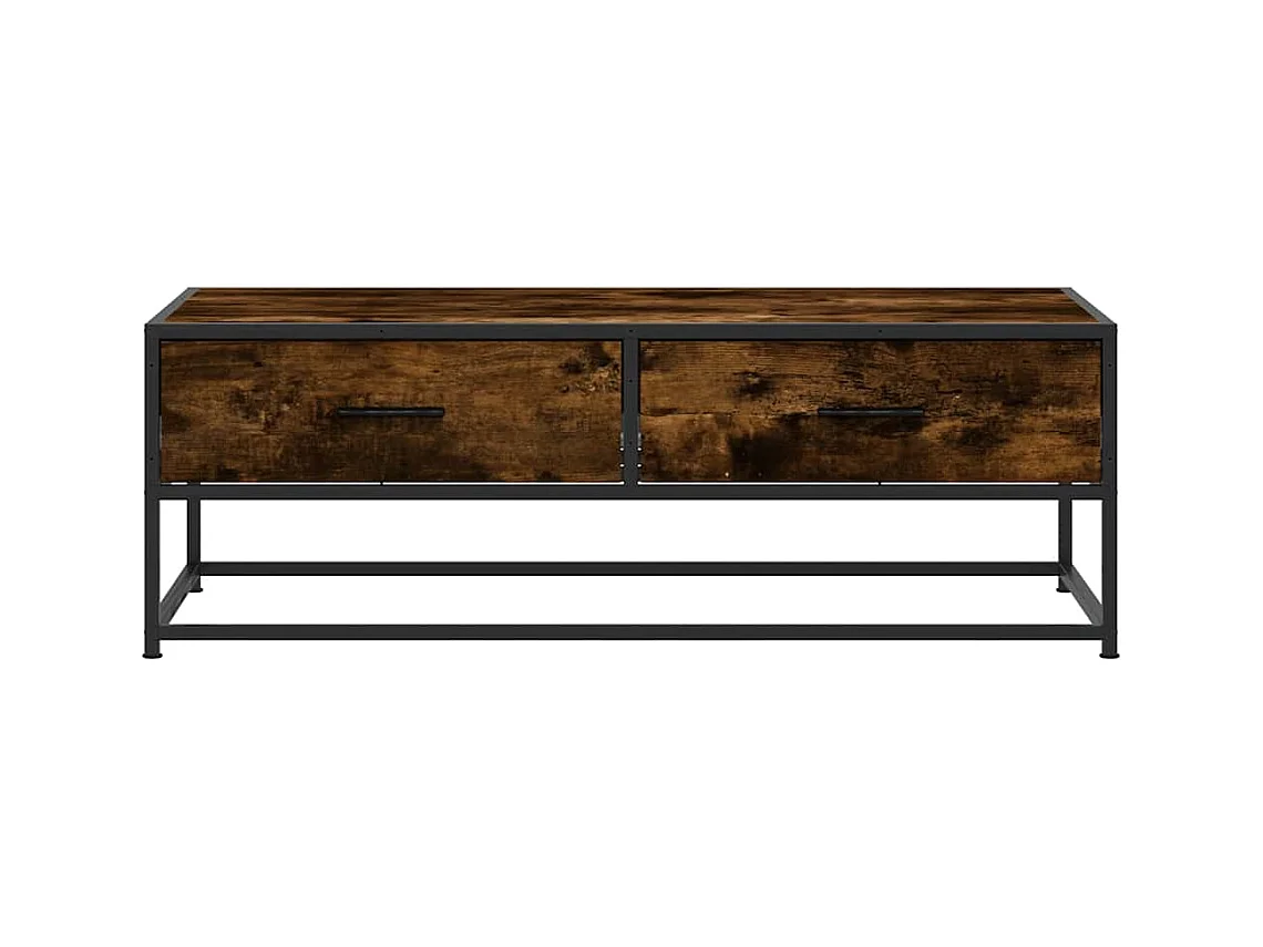 Mesa de centro-Mesa auxiliar madera maciza de pino marrón miel 80x50x40 cm SHL2527