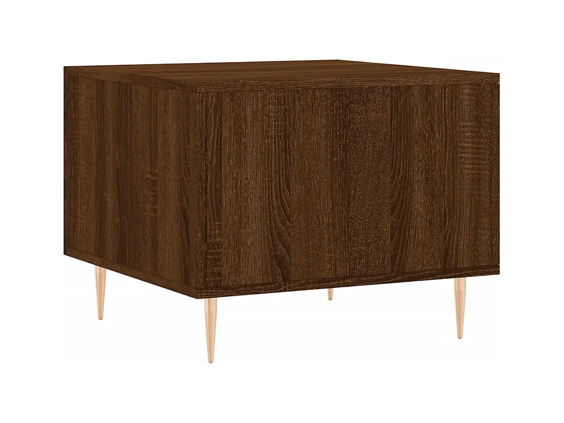 Mesa de centro | Mesa auxiliar madera de ingeniería roble artisan 55,5x55x45 cm SHL69968