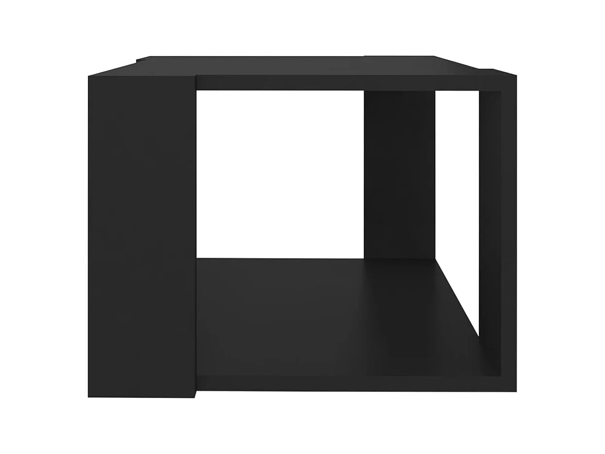 Mesa de centro | Mesa auxiliar con patas de metal marrón roble 50x50x40 cm SHL2642