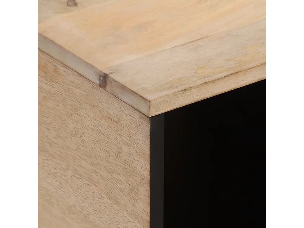 Couchtisch-Sofatisch-Beistelltische 80x50x40 cm Massivholz Mango SHL89823