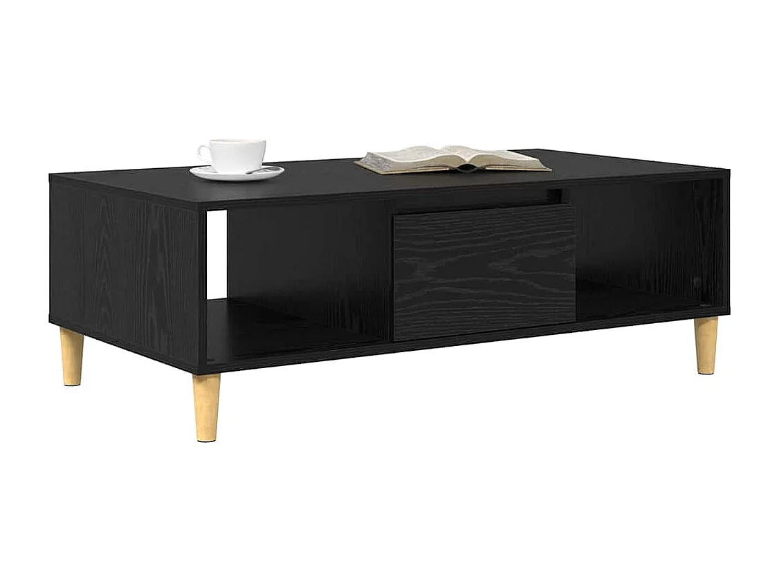 Mesa de centro | Mesa de apoio Carvalho preto 103.5x60x35 cm