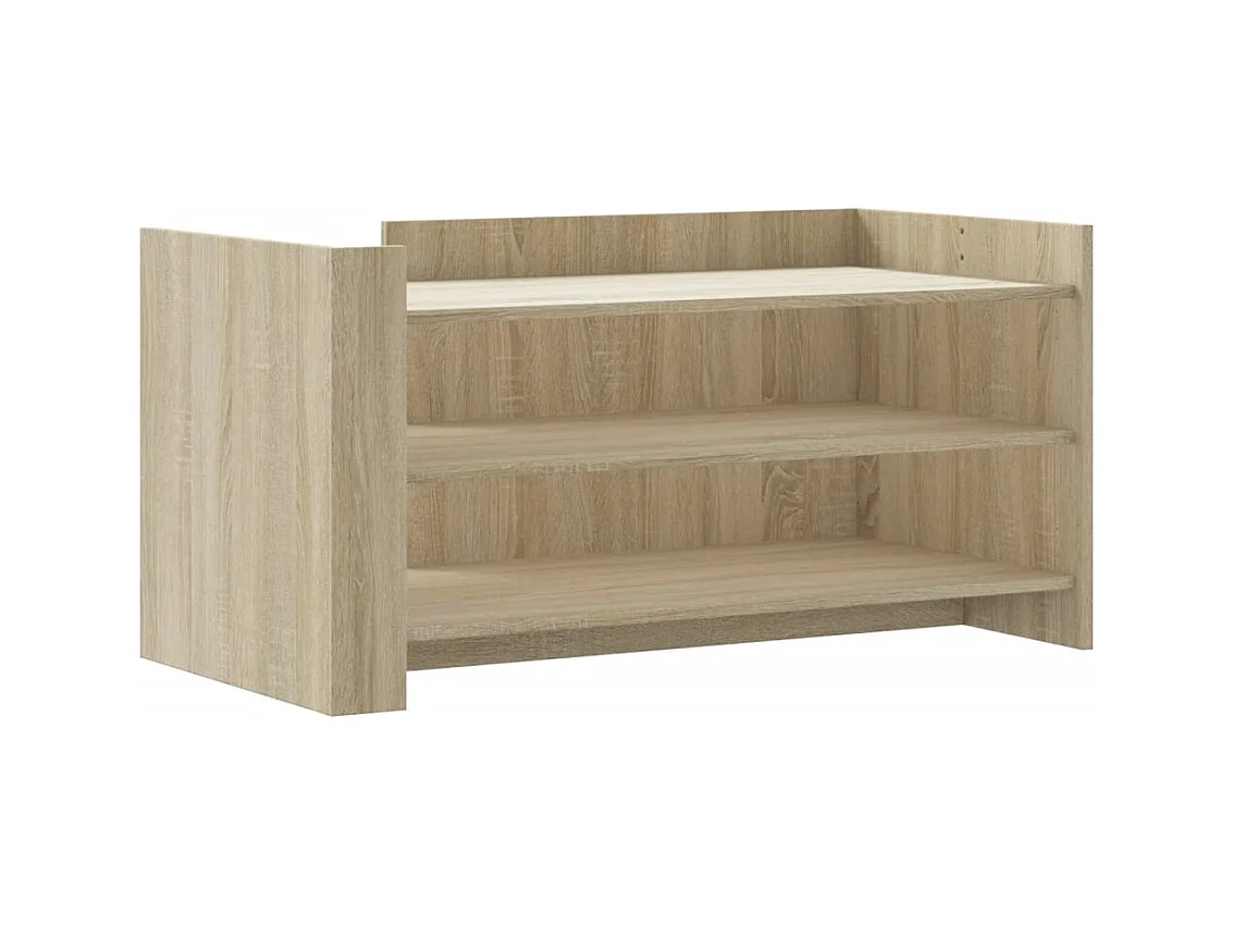 Table basse salon-Table d'appoint chêne sonoma 100x50x50 cm bois d'ingénierie SHL31562