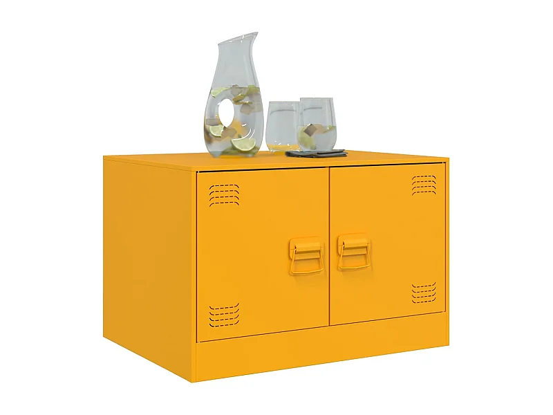 Mesa de centro-Mesa auxiliar de madera maciza mango 100x54x40 cm SHL1859