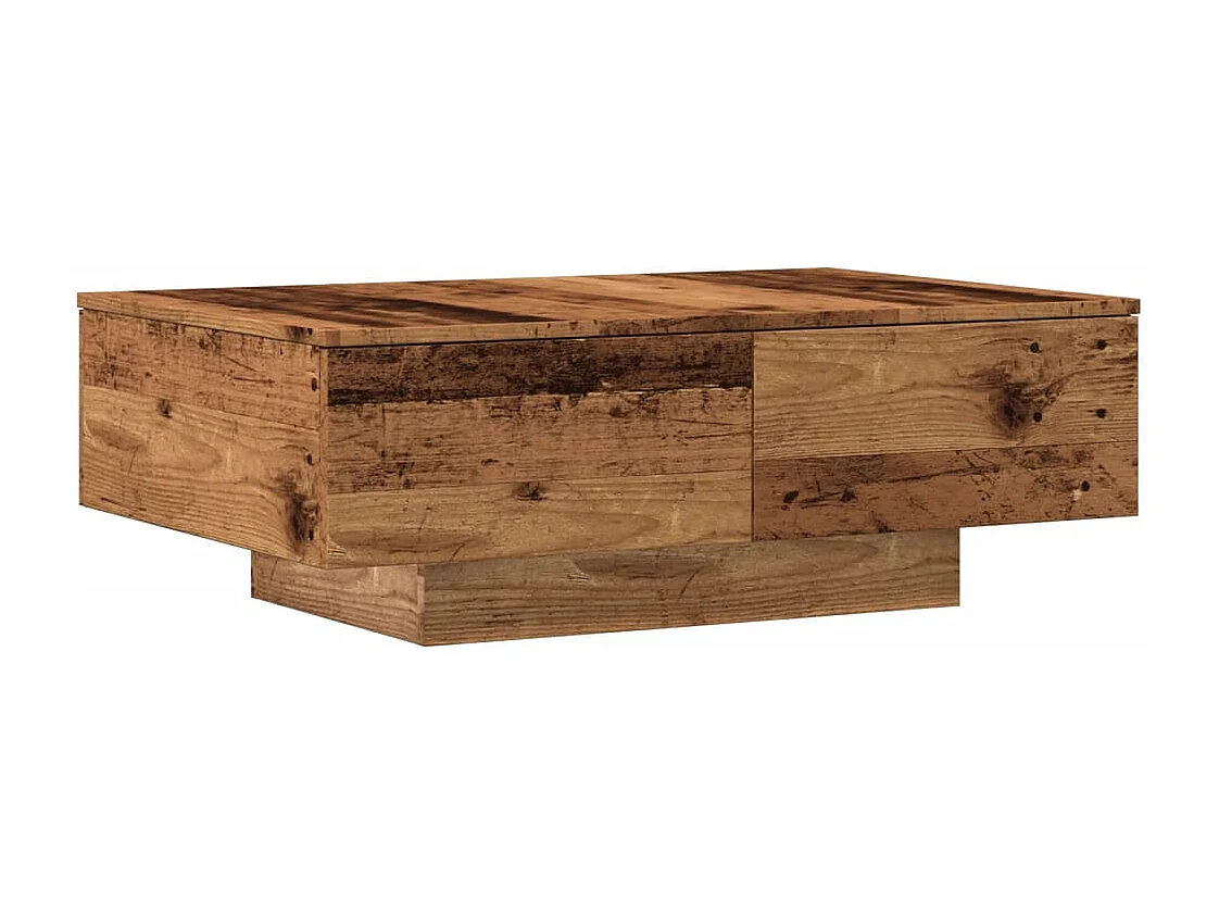 Couchtisch-Wohnzimmertisch-Beistelltische Altholz-Optik 90x60x31 cm Holzwerkstoff SHL11769