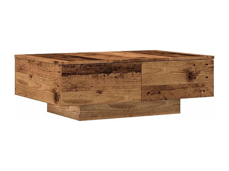Table basse salon-Table d'appoint vieux bois 90x60x31 cm bois d'ingénierie SHL17852