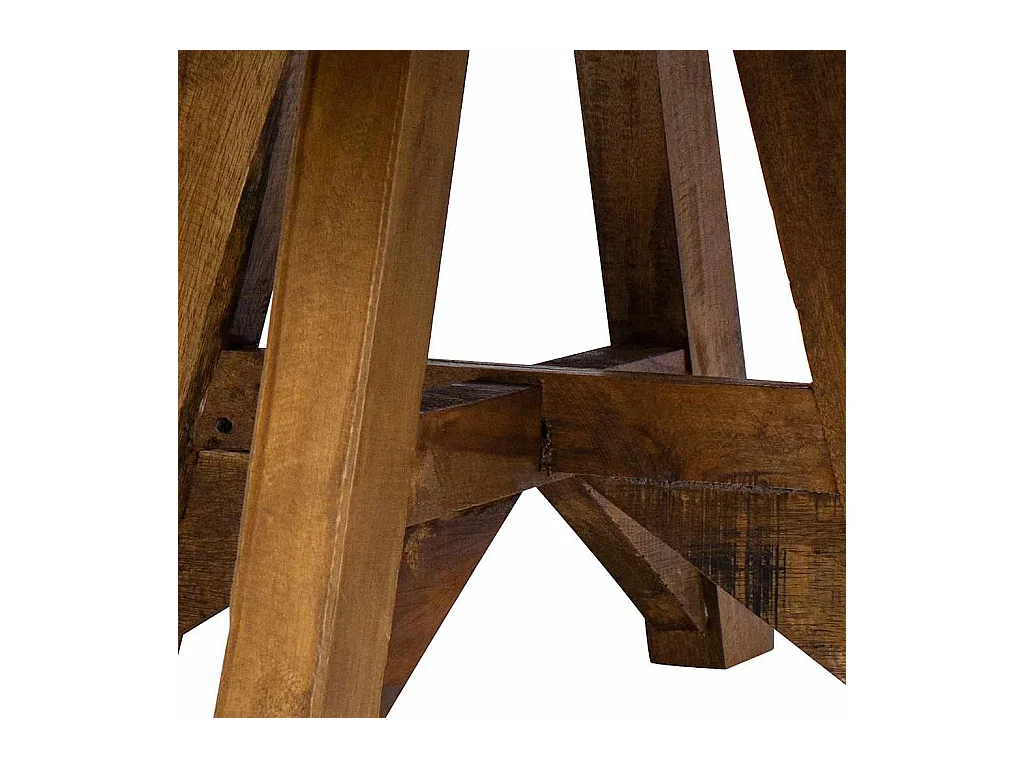 Mesa de centro | Mesa de café | Mesa auxiliar 2 piezas Marrón cera 49x49x28 cm SHL546671