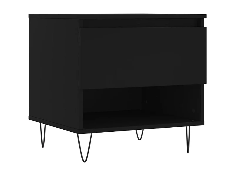 Mesa de centro | Mesa auxiliar madera y hierro gris Sonoma 100x45x45 cm SHL4966