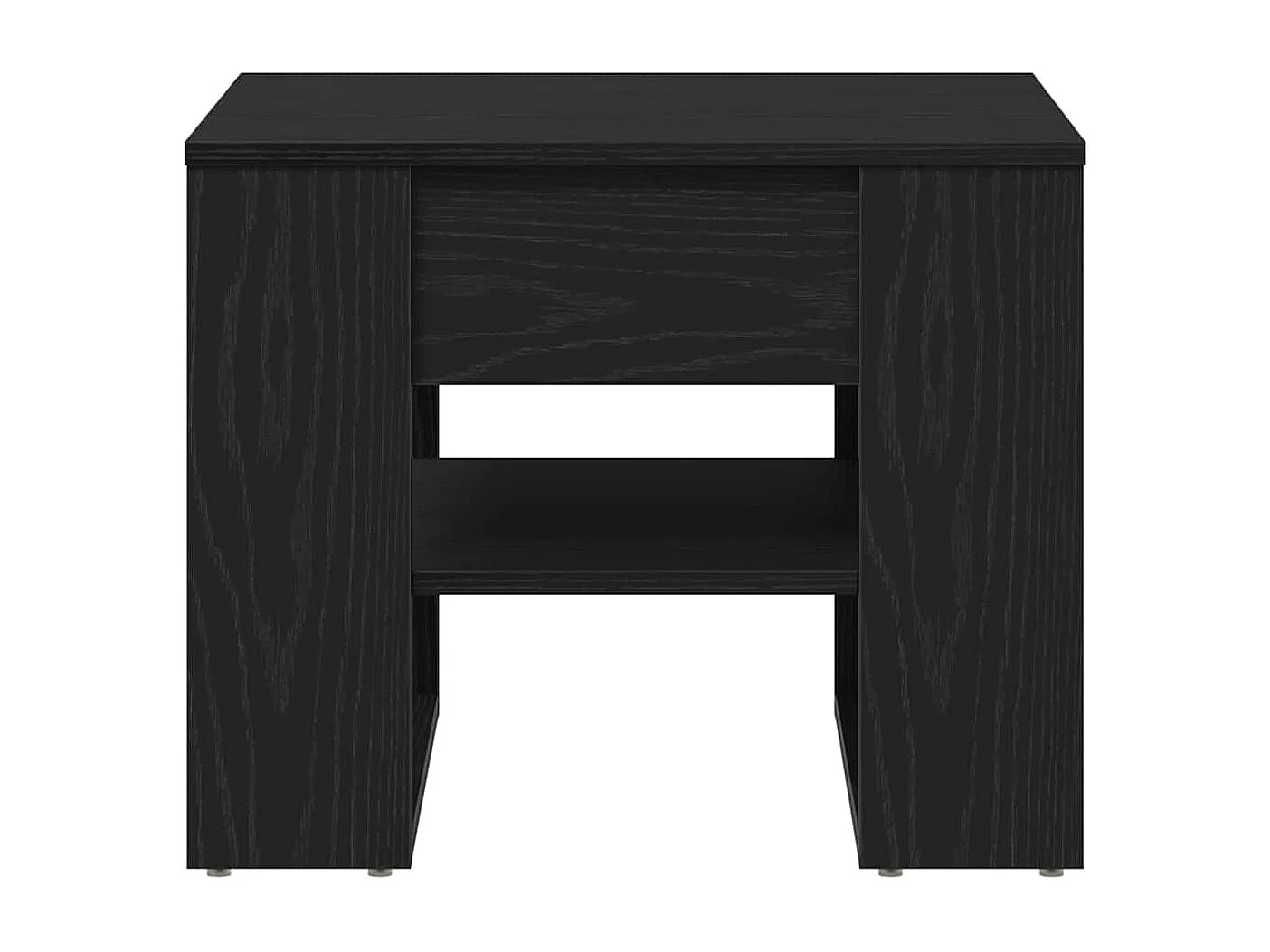 Mesa de centro | Mesa de apoio Carvalho preto 55.5x55x45 cm