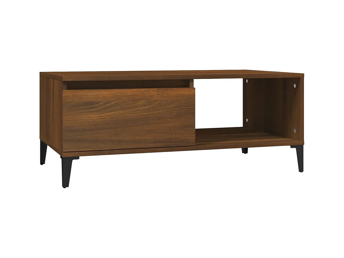 Mesa de centro | Mesa auxiliar madera contrachapada roble Sonoma 50x50x35 cm SHL2993