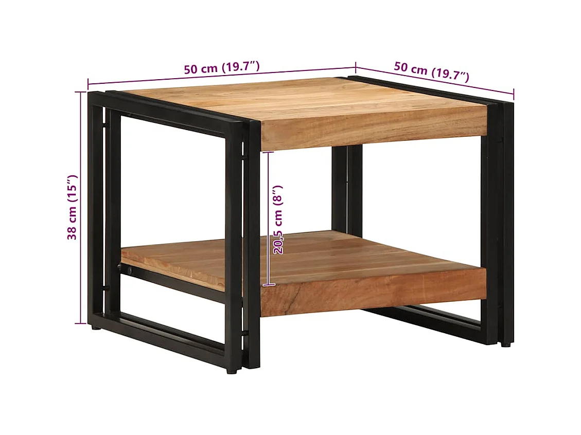 Mesa de centro | Mesa auxiliar | Mesita de centro de bambú 90x50x35 cm SHL4267