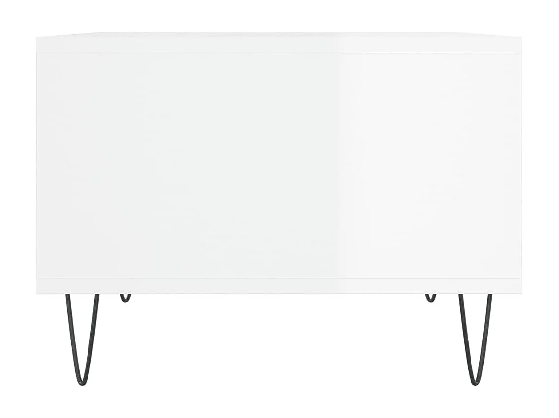 Mesa de centro | Mesa auxiliar madera ingeniería gris hormigón 51,5x51,5x30 cm SHL3235