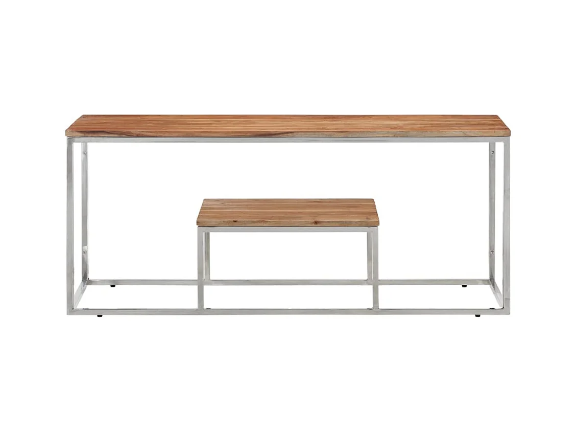 Mesa de centro | Mesa auxiliar con Infinity LED gris Sonoma 116x69x40 cm SHL198185