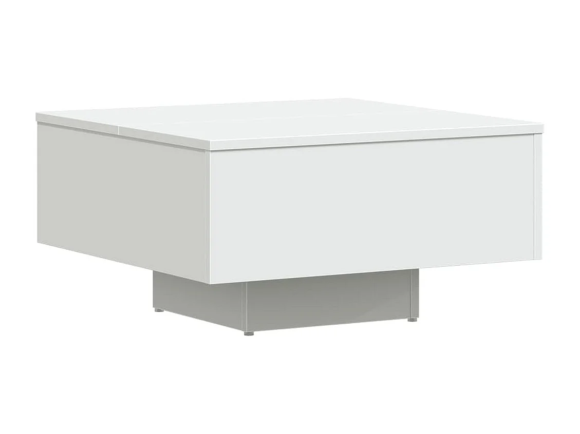 Mesa de centro | Mesa auxiliar de acero superficie de vidrio negra 40x40x41 cm SHL1514