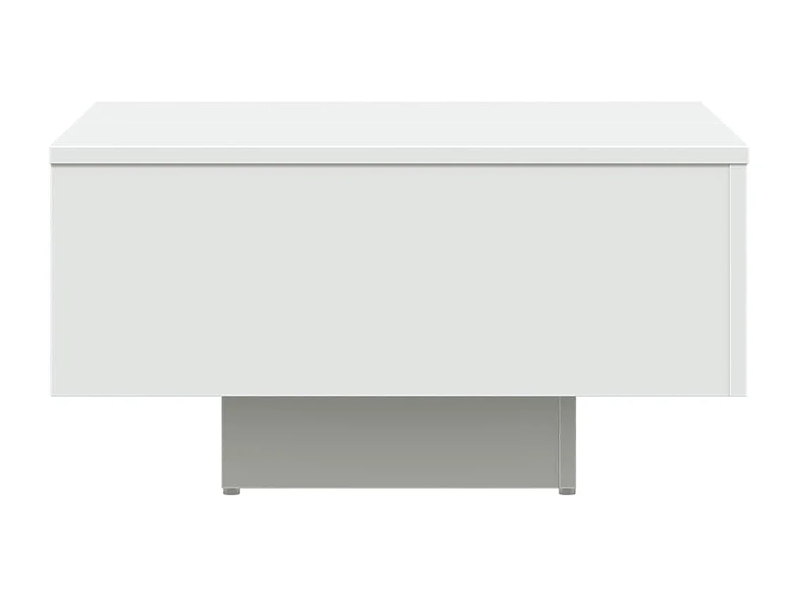 Mesa de centro | Mesa auxiliar de acero superficie de vidrio negra 40x40x41 cm SHL1514