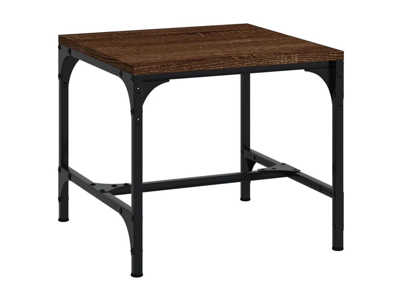 Tables basses salon 2 pièces Design élégant Chêne marron 40x40x35cm Bois ingénierie SHL75323