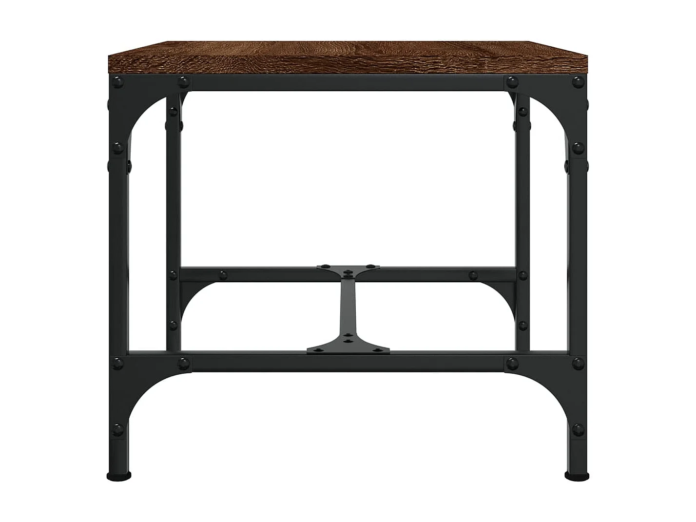 Tables basses salon 2 pièces Design élégant Chêne marron 40x40x35cm Bois ingénierie SHL75323