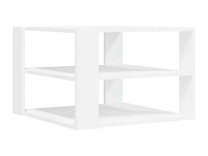 Mesa de centro-Mesa auxiliar acero inoxidable y madera reciclada plateada SHL297967