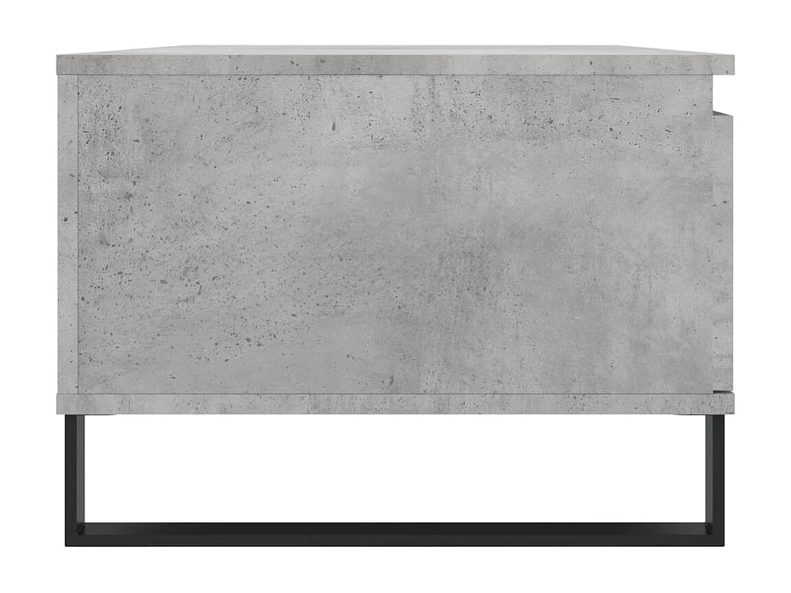 Couchtisch-Wohnzimmertisch-Beistelltische Betongrau 90x50x36,5 cm Holzwerkstoff SHL70703