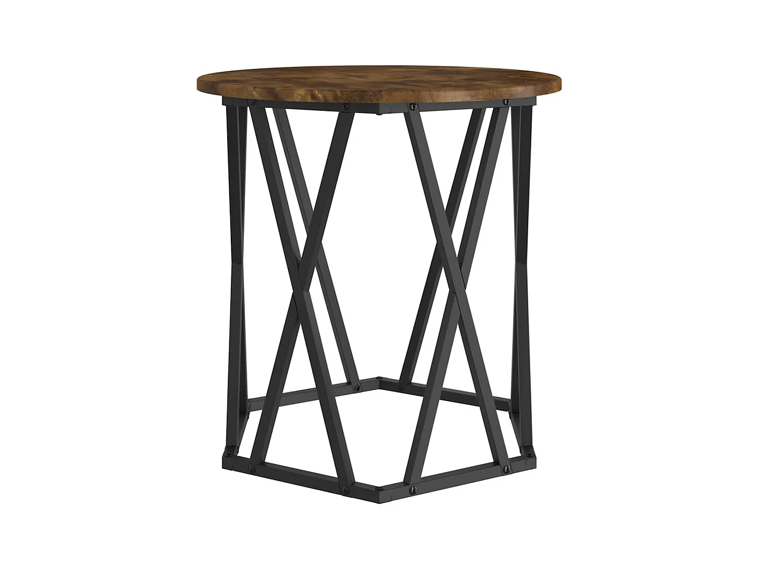 Mesa de centro-Mesa auxiliar-Mesita de centro madera ingeniería roble Sonoma 80x50,5x41,5 cm SHL95886