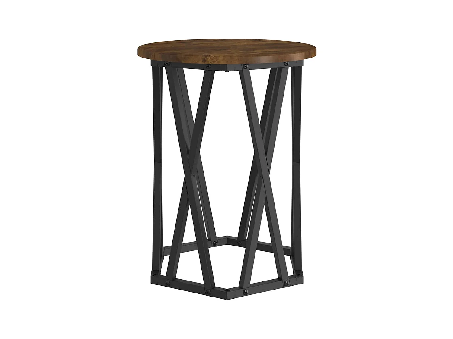 Mesa de centro-Mesa auxiliar-Mesita de centro madera ingeniería roble Sonoma 80x50,5x41,5 cm SHL95886