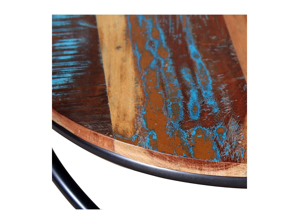 Mesa de centro | Mesa auxiliar salon madera contrachapada roble ahumado 40x40x35 cm SHL2932