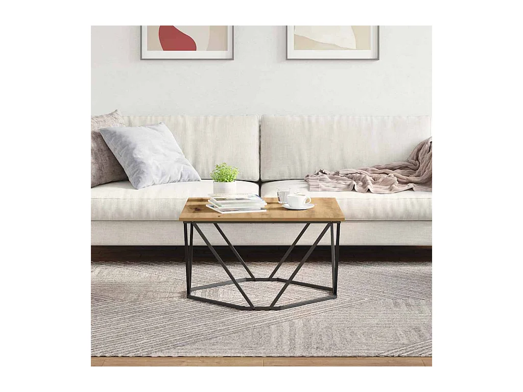 Mesa de centro | Mesa Lateral Nido | Mesa auxiliar Roble artisan SHL2193