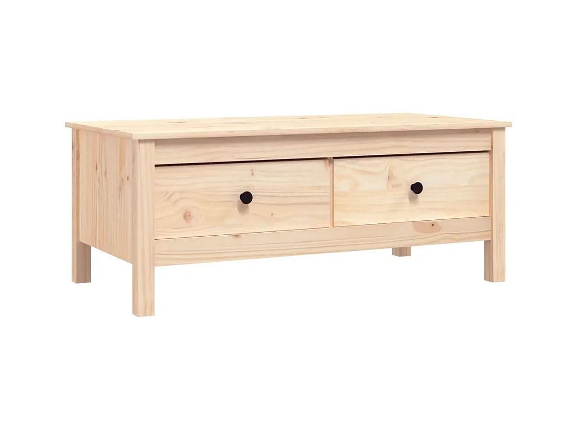 Table basse salon-Table d'appoint 100x50x40 cm Bois massif de pin SHL93808