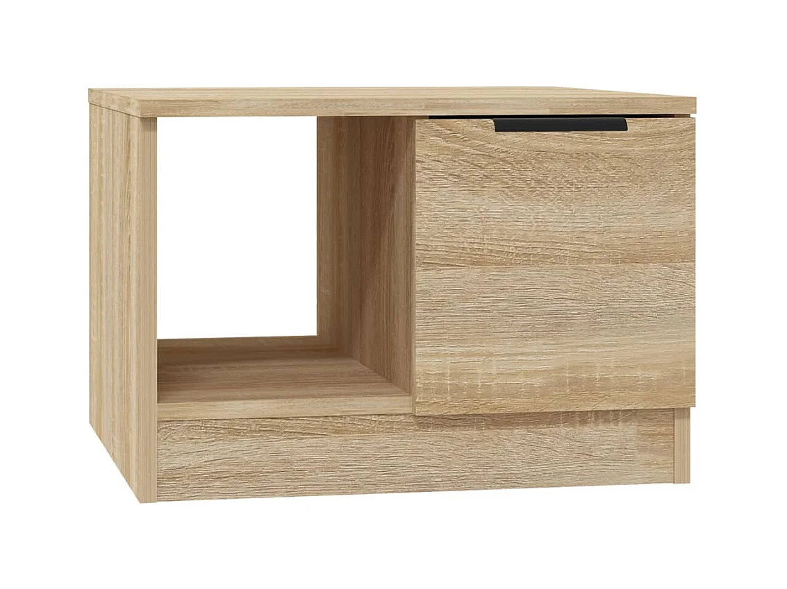 Table basse salon-Table d'appoint chêne sonoma 50x50x36 cm bois d'ingénierie SHL73284