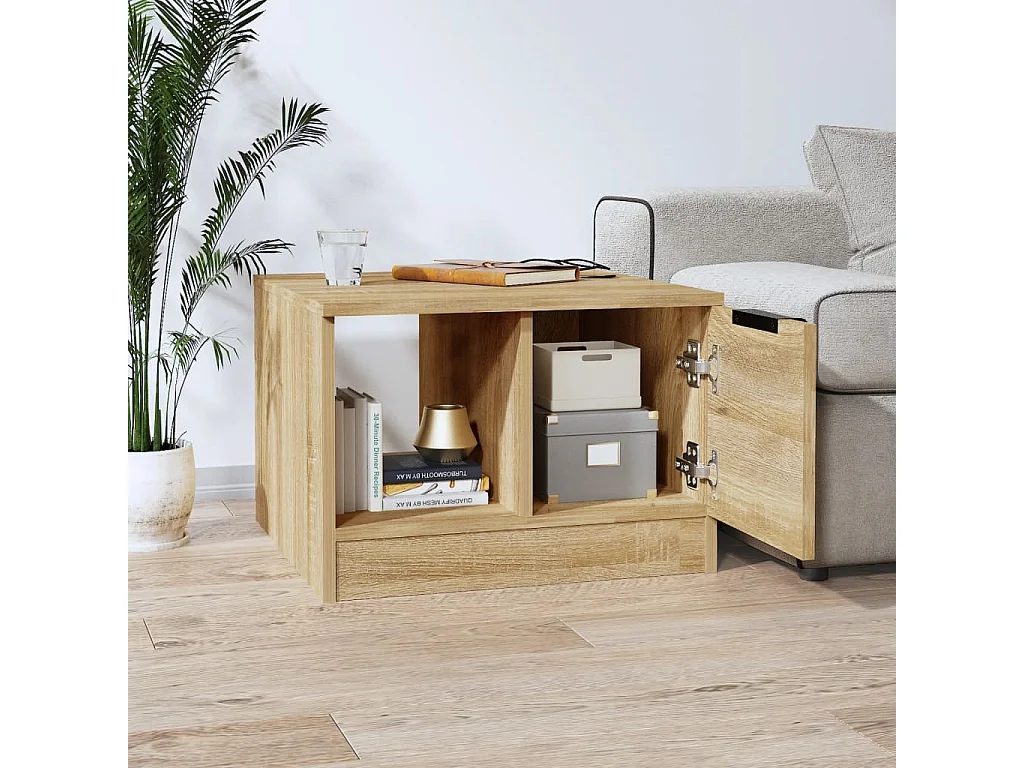 Couchtisch-Sofatisch-Beistelltische Sonoma-Eiche 50x50x36 cm Holzwerkstoff SHL95282