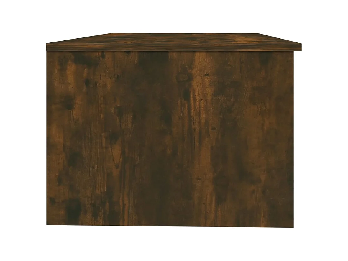 Mesa de centro | Mesa auxiliar madera contrachapada negro 102x50x40 cm SHL124123