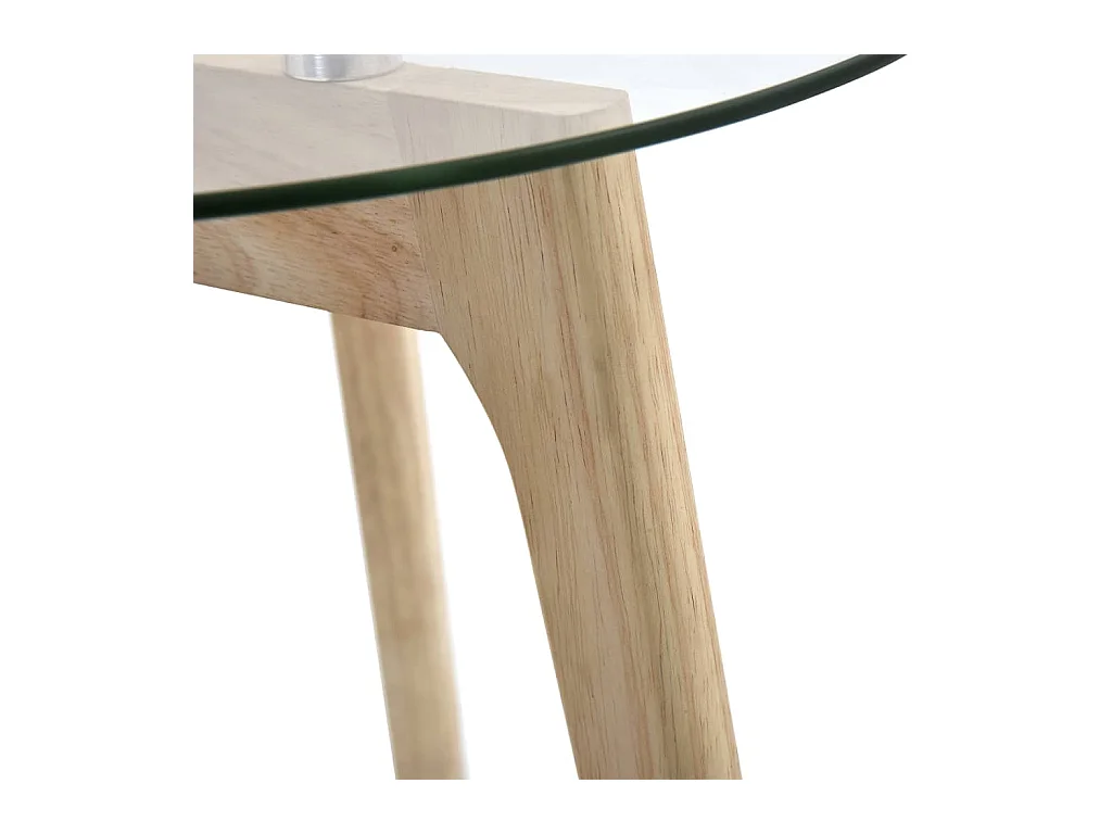 Ensemble de tables d'appoint 2 pcs Verre trempé SHL64676
