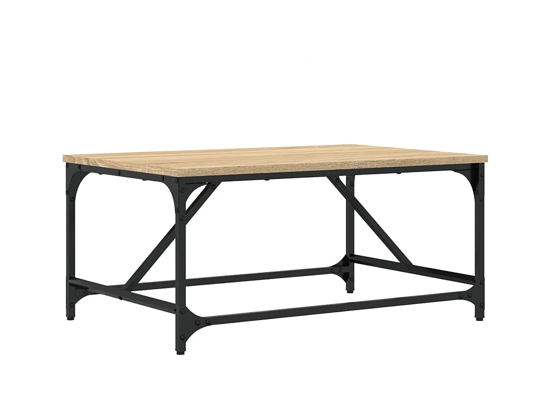 Table basse salon-Table d'appoint chêne sonoma 75x50x35 cm bois d'ingénierie SHL39924