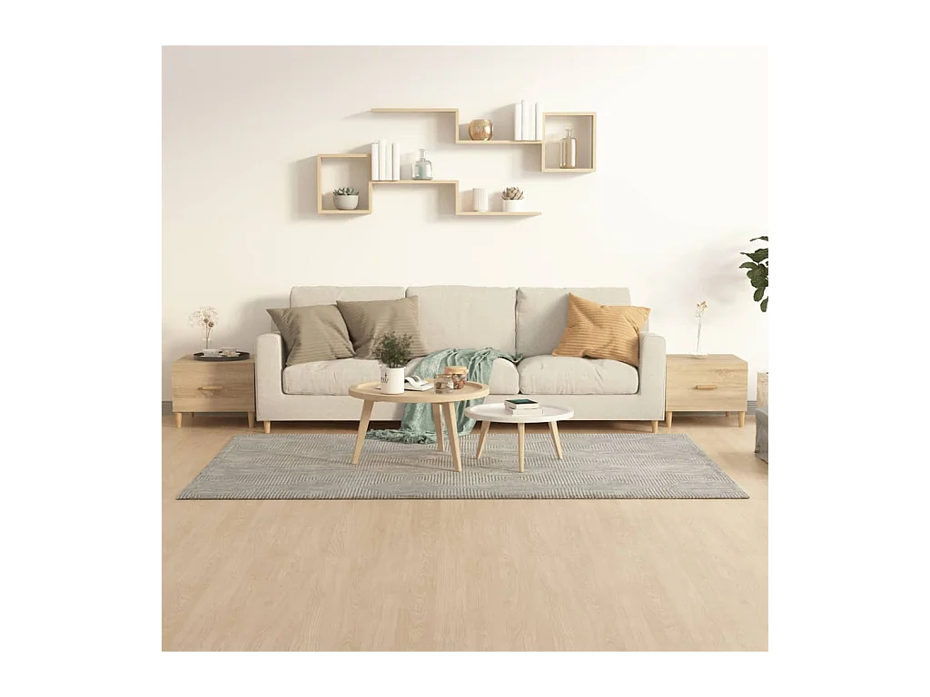 Mesa de centro | Mesa auxiliar madera contrachapada blanco 102x50x40 cm SHL2901