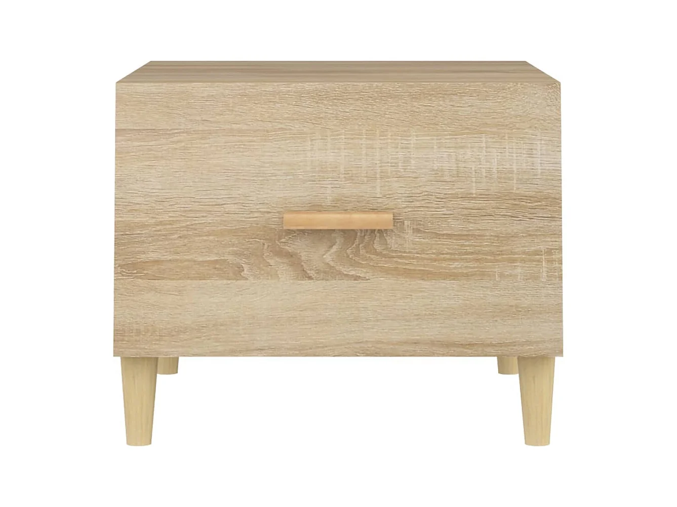 Mesa de centro | Mesa auxiliar madera contrachapada blanco 102x50x40 cm SHL2901