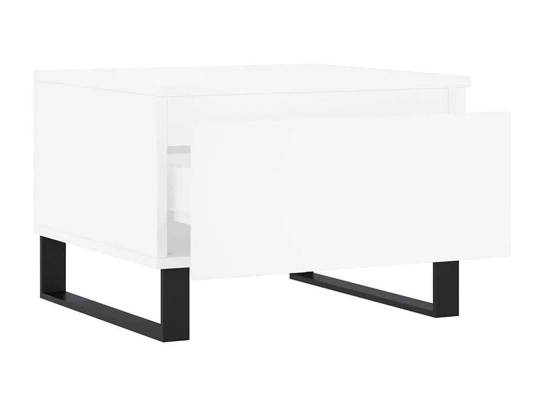 Mesa de centro | Mesa auxiliar madera maciza de pino marrón cera 100x100x40 cm SHL2847