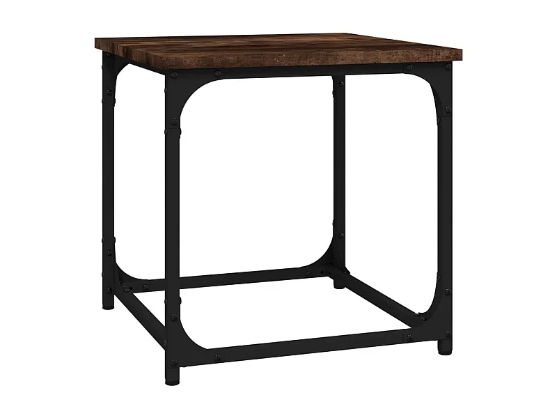 Mesa de centro | Mesa auxiliar madera de ingeniería gris hormigón 50x50x40 cm SHL2949