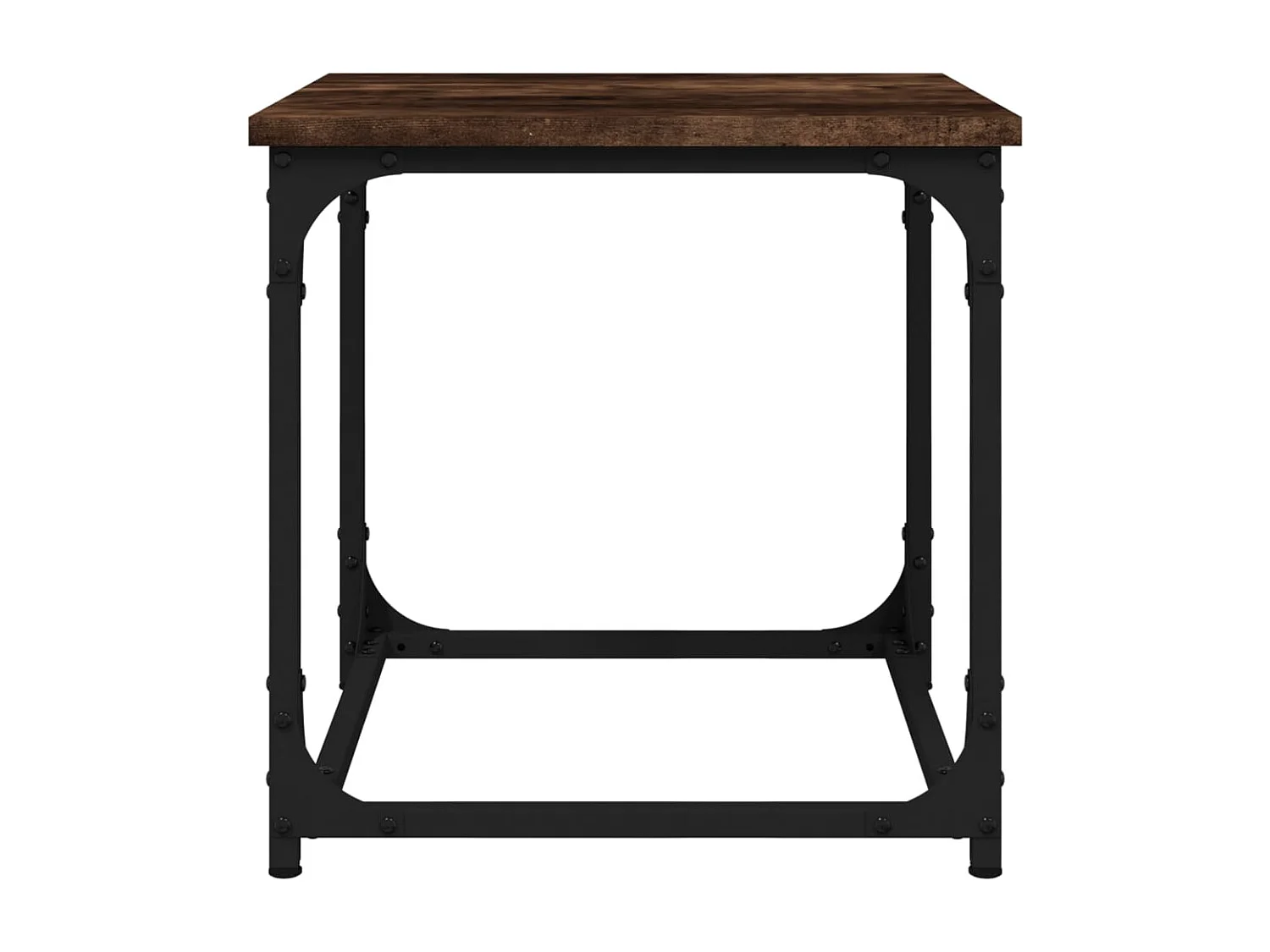 Mesa de centro | Mesa auxiliar madera de ingeniería gris hormigón 50x50x40 cm SHL2949