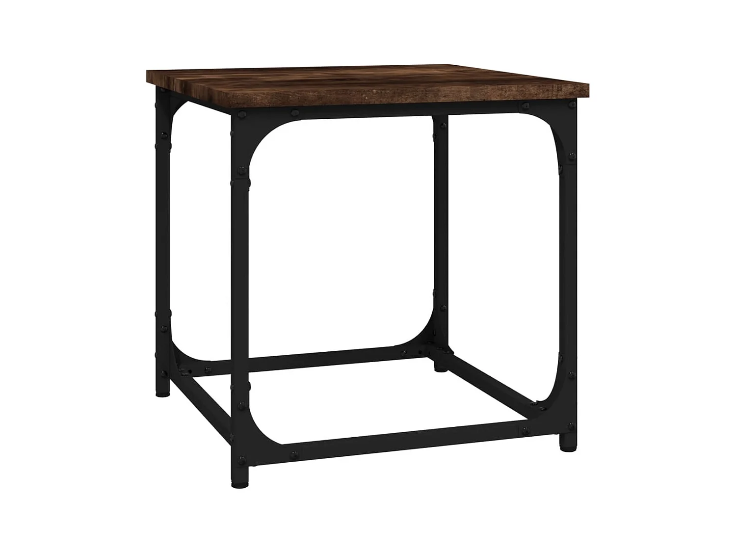 Table basse salon-Table d'appoint Chêne fumé 40x40x40 cm Bois d'ingénierie SHL82196