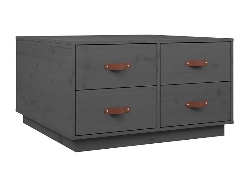 Mesa de centro | Mesa auxiliar madera de ingeniería blanca 80x55x40 cm SHL4430