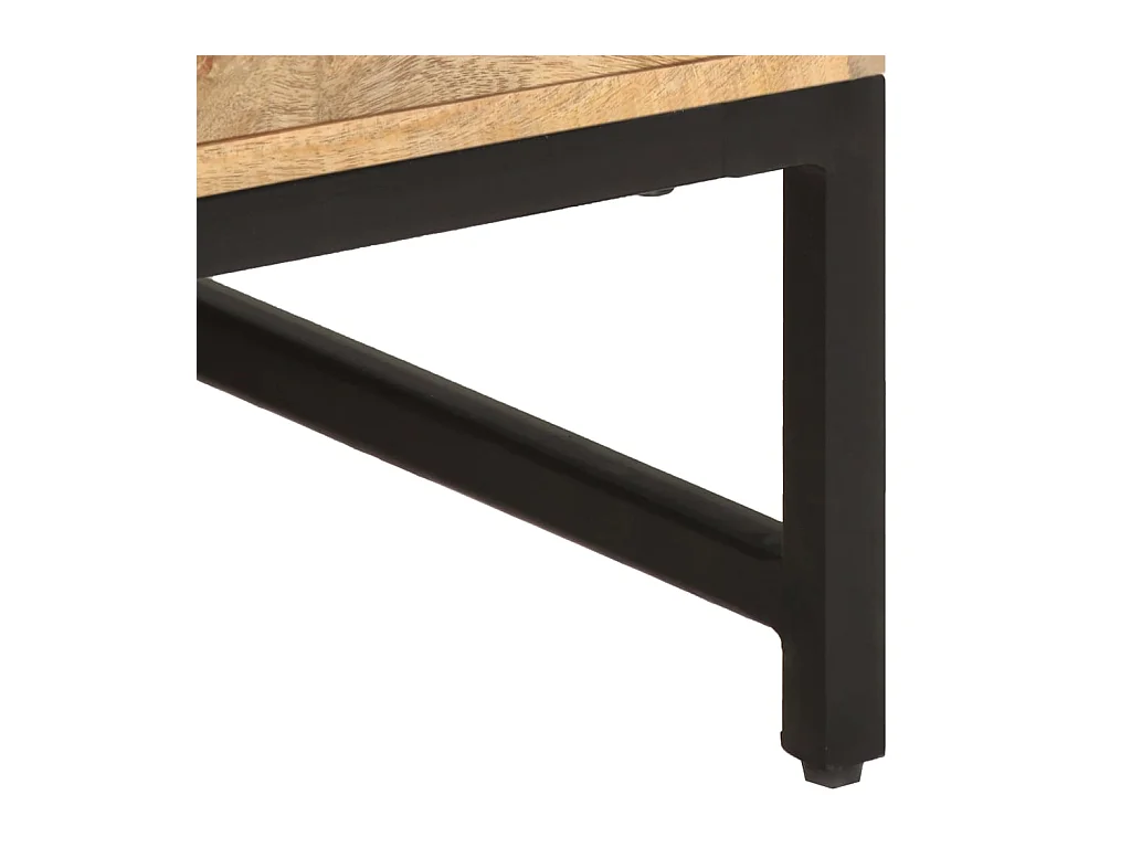 Table basse salon-Table d'appoint 67x67x45 cm Bois de manguier massif SHL2872